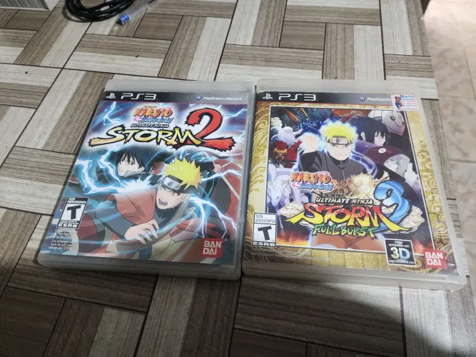 Par de jogo naruto storm 2 e 3  , PlayStation 3