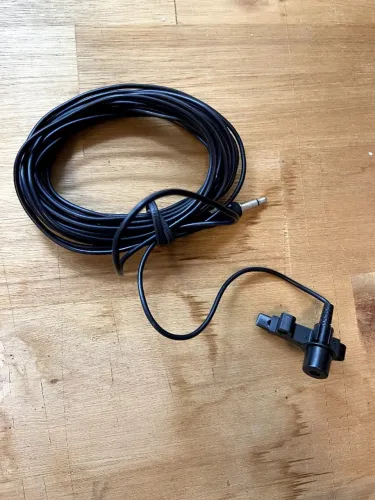 Microfone De Lapela - Com Fio - P2 3,5 Mm - Cabo Longo