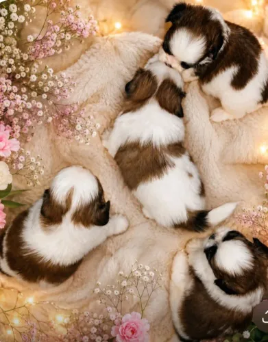 Filhotes Shih Tzu disponíveis para venda.