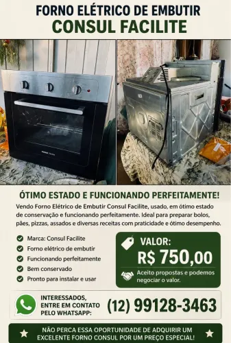 Forno Elétrico Cônsul 