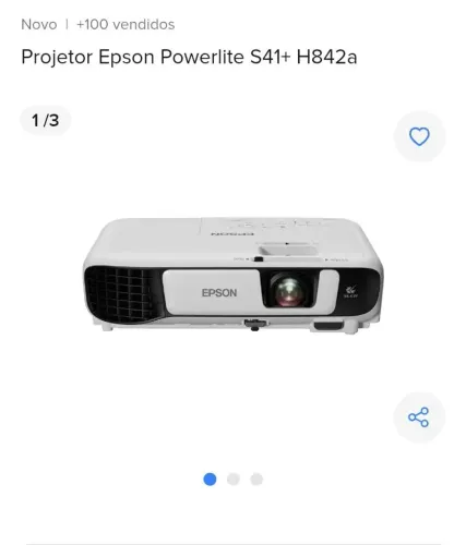 projetor epson powerlite s41+