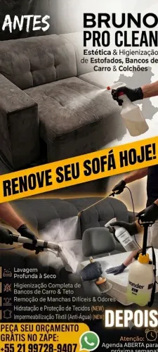 BRUNO PRO CLEAN - Limpeza Profissional de Estofados, Carros e Colchões