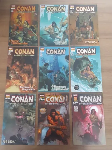 Conan, Marvel, Vingadores, Homem de ferro, Thanos, Loki Quadrinho (HQ)