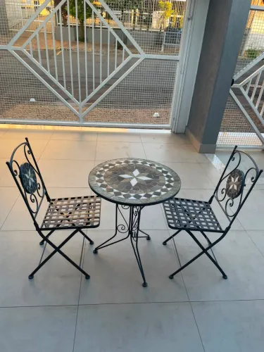 Conjunto de mesa para varanda