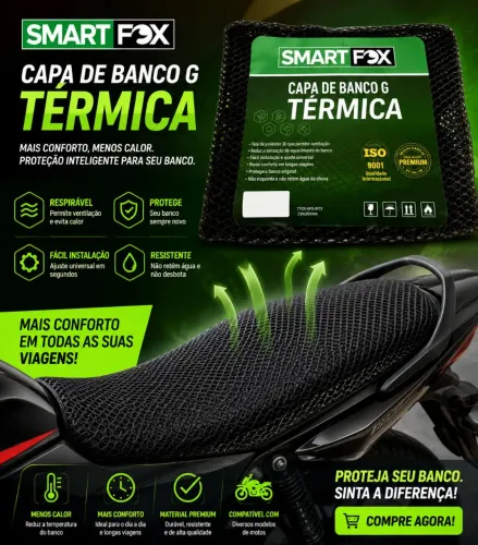 Capa térmica para acento de moto fan