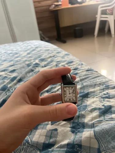 relogio tipo cartier tank