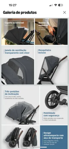 Carrinho de bebê - Maxi Cosi Leona 2 *NOVO*