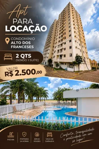 LOCAÇÃO APT COND. ALTO DOS FRANCESES