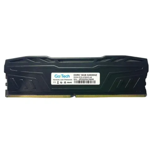  Memória Gamer DDR5 16GB 5200MHz GoTech CL42  DIMM-PC5-41600CL42 - WZetta