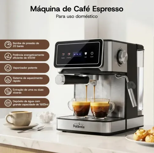 Cafeteira espresso e cápsula Nespresso