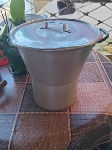 Cuzcuzeira em Alumínio Grande