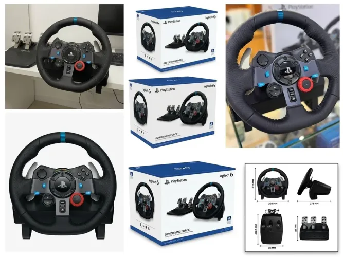 Volante Logitech G29 Excelente Estado - Para PC e PlayStation