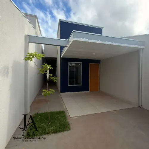 Casa á com 2 quartos sendo 1 suíte, espaço gourmet no Santa Luzia em Campo Grande - MS
