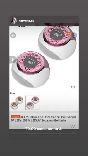 Cabine de unha.