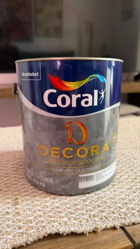 Coral Decora Cimento Queimado cor Cultura Grega - Fechada