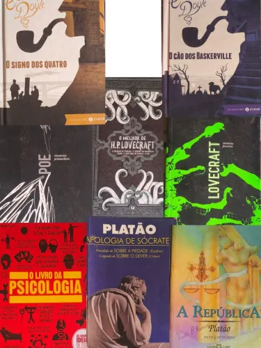 Livros por 10 reais cada