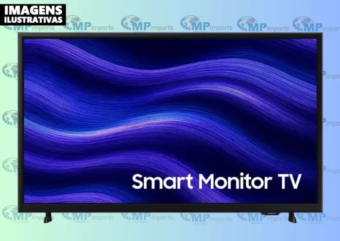 Loja MP Imports: Samsung Smart Monitor Tv 43?, Hd, Plataforma Tizen? Preta - Preto