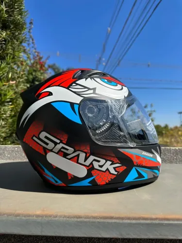 Capacete EBF New Spark com Narigueira - várias cores 