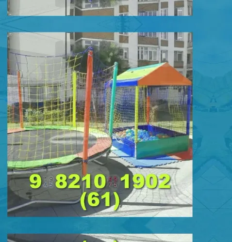 Locação de Brinquedos! Venha se divertir já! Atraia a alegria para sua festa!
