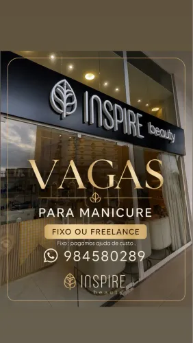 Vaga de manicure salão 