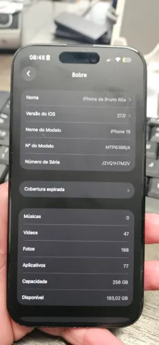 iPhone 15 256GB quero S25