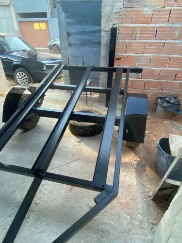 Carretinha barato para 3 motos nova 