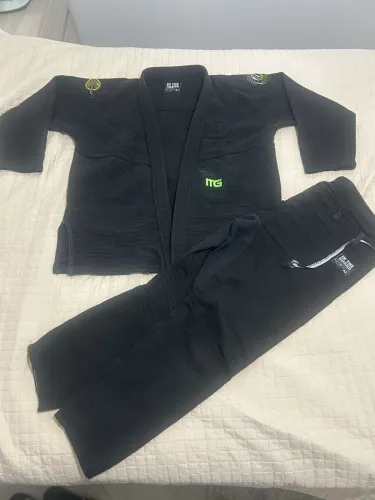 Kimono itg a2 preto in th guard completo com calca