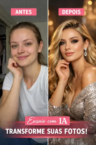TRANSFORMO SUAS FOTOS EM ENSAIO PROFISSIONAL (ANTES E DEPOIS REAL)