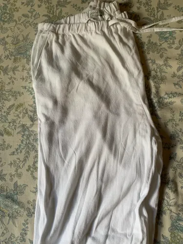 Calça de linho Adela Brand Rio 
