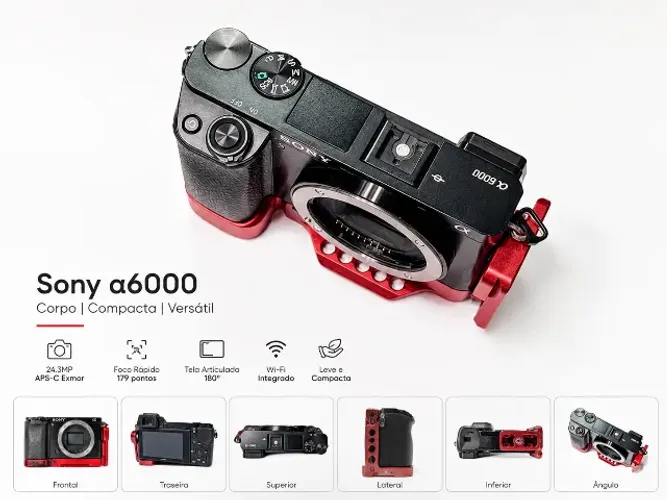     Kit Sony ?6000 Completo | Tamron 35mm f/2.8 + Sony 16-50mm