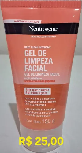 Gel de limpeza facial Neutrogena