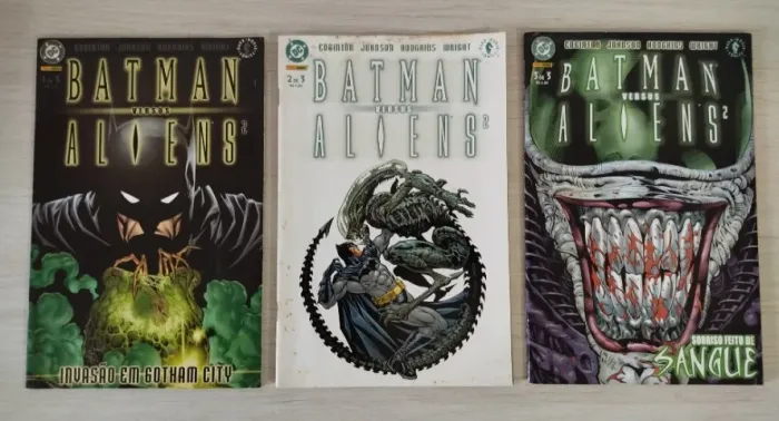 HQ Quadrinhos Batman Vs. Aliens 2 (completo em 3 edições)