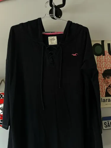 casaco azul marinho Hollister M