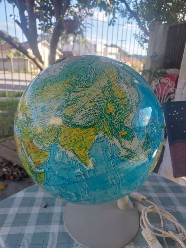 Globo mapa mundial vintage 
