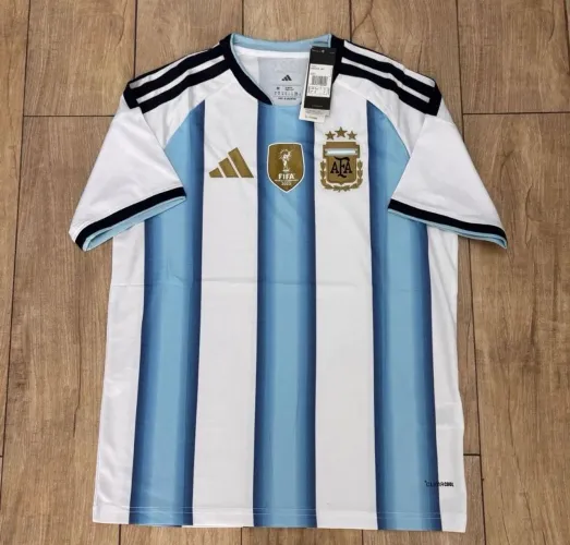 Camisa Argentina Patch Campeã 2026
