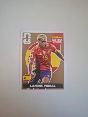 Fugurinha copa Lamine Yamal legend Gold