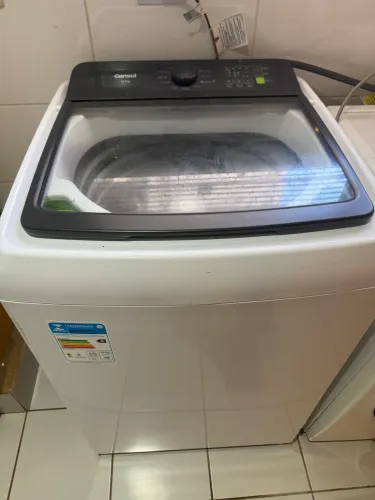 Máquina de lavar cônsul 15kg branca com modo eco