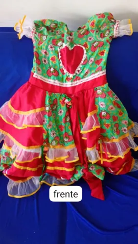 Vestido junino para criança