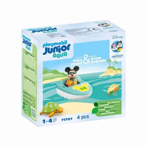 Playmobil Tour De Barco Com O Mickey Playmobil Junior Aqua 71707