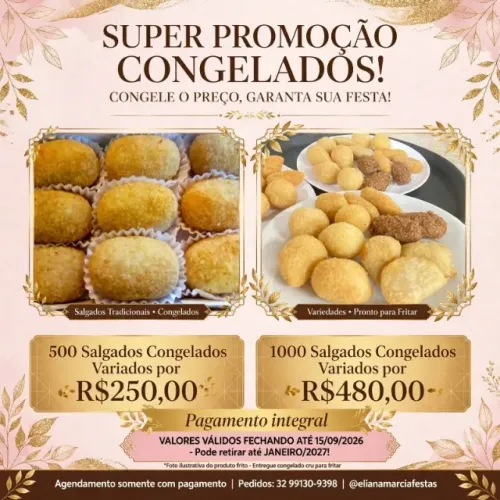 Salgadinhos para festas