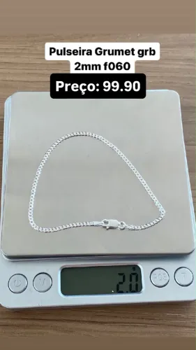 Pulseiras de prata italiana
