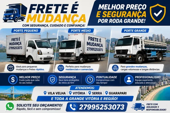 Fretes responsável preço justo