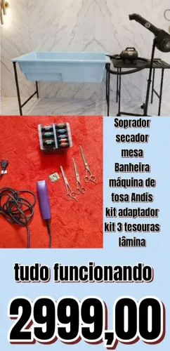 Equipamentos para Banho e tosa