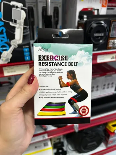 Kit Elásticos para Exercícios em casa Mini Band