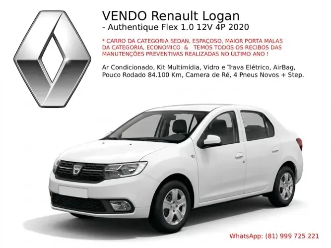 Renault Logan Authentique Flex 1.0 12V 4P 2020
