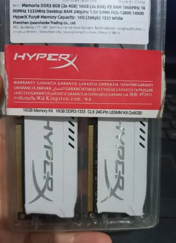 MEMÓRIA PARA PC DDR3 8GB (2x 4gb) 16GB(2X8GB) KIT RAM1866MHZ