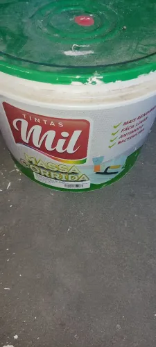 Massa Corrida Tintas Mil 20KG - Sobra de Obra - quase cheio- Clima Bom