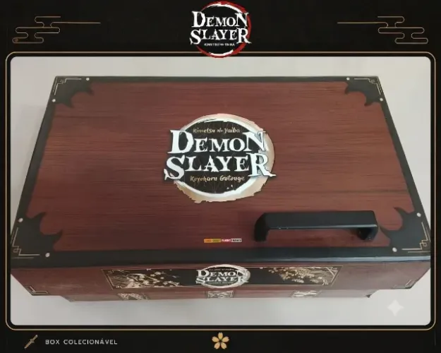 Coleção Mangá Demon Slayer Completo Panini (23 Volumes) + Caixa (Box) Oficial