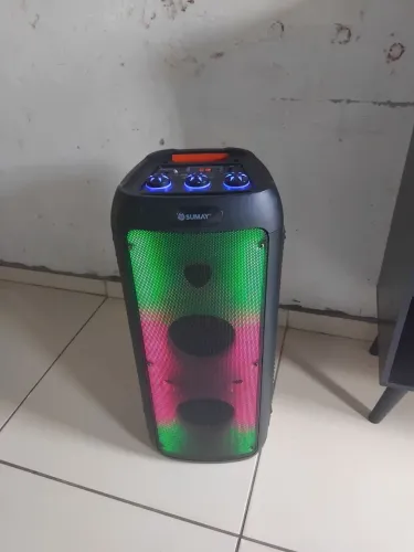 Caixa de Som Led