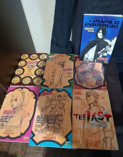 Naruto novel coleção 6 livros RARO